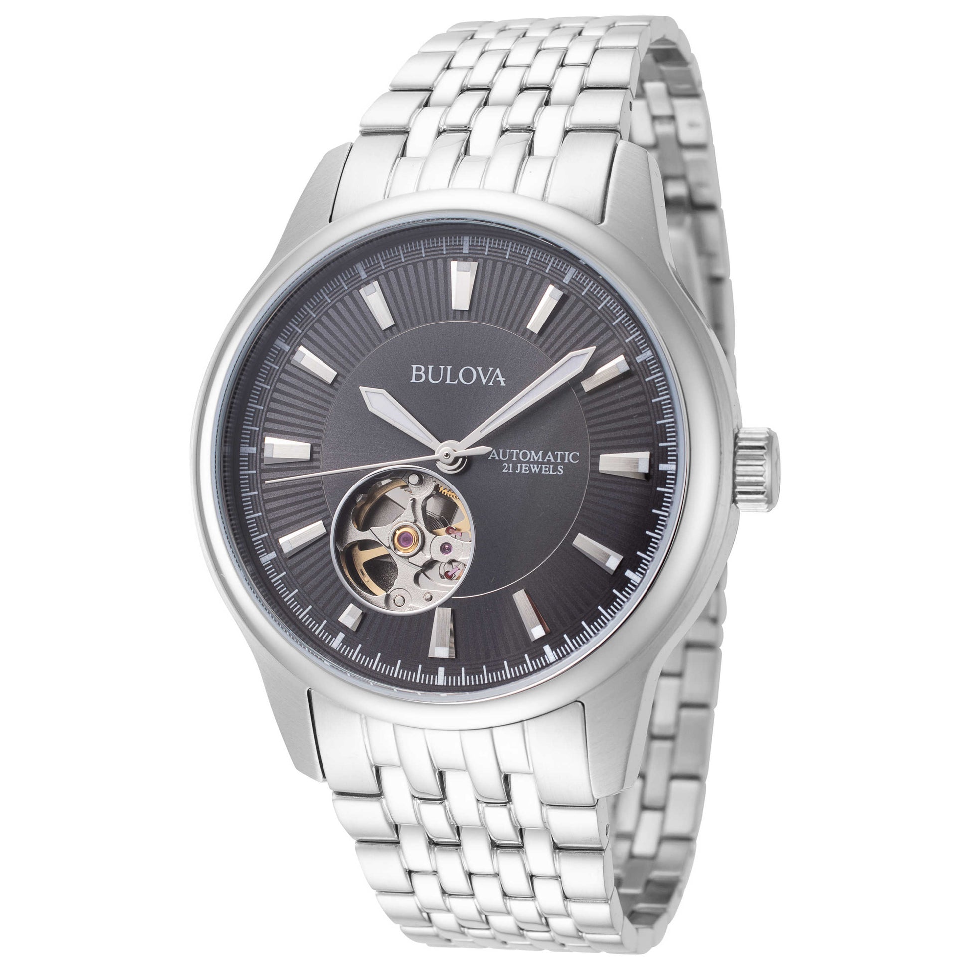 Front view of Bulova Classic Men's Quartz Watch 96A190