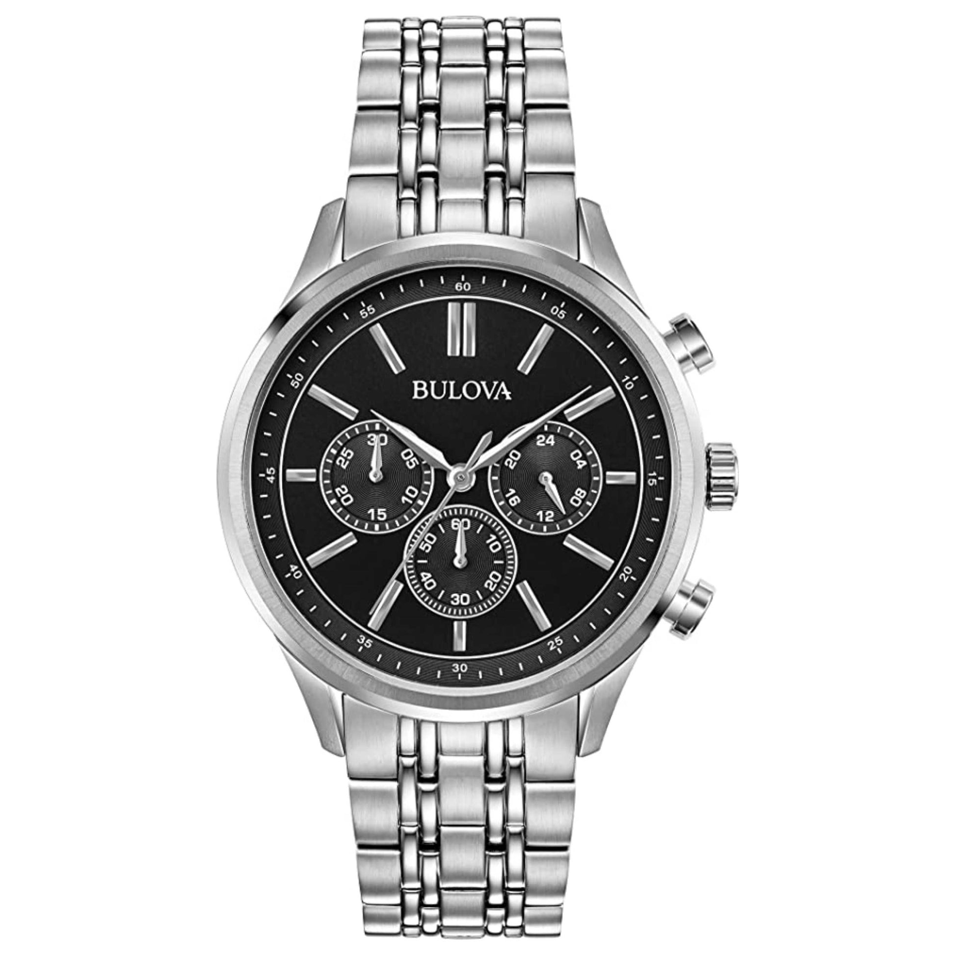 Front view of Bulova Classic Men's Quartz Watch 96A211