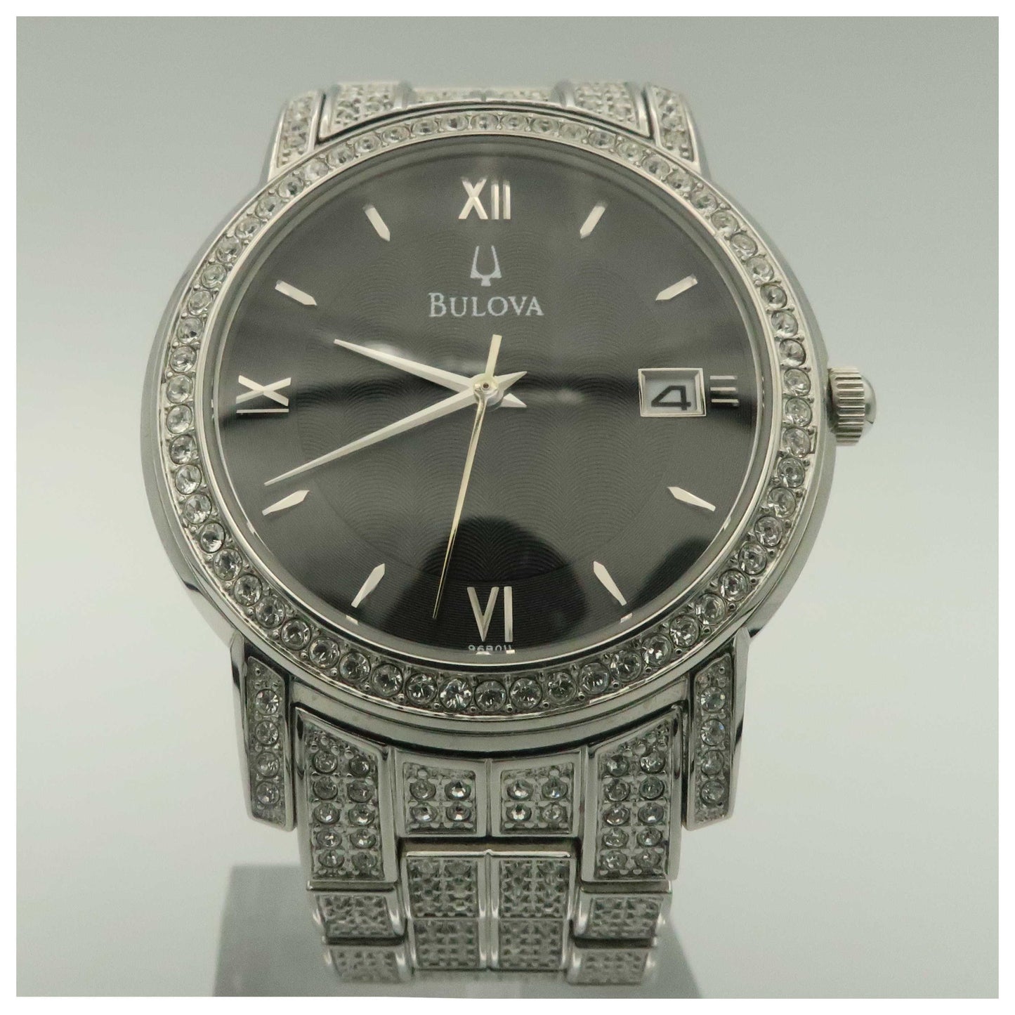 Bulova Crystal Men's Quartz Watch 96B011-PO - Image #5