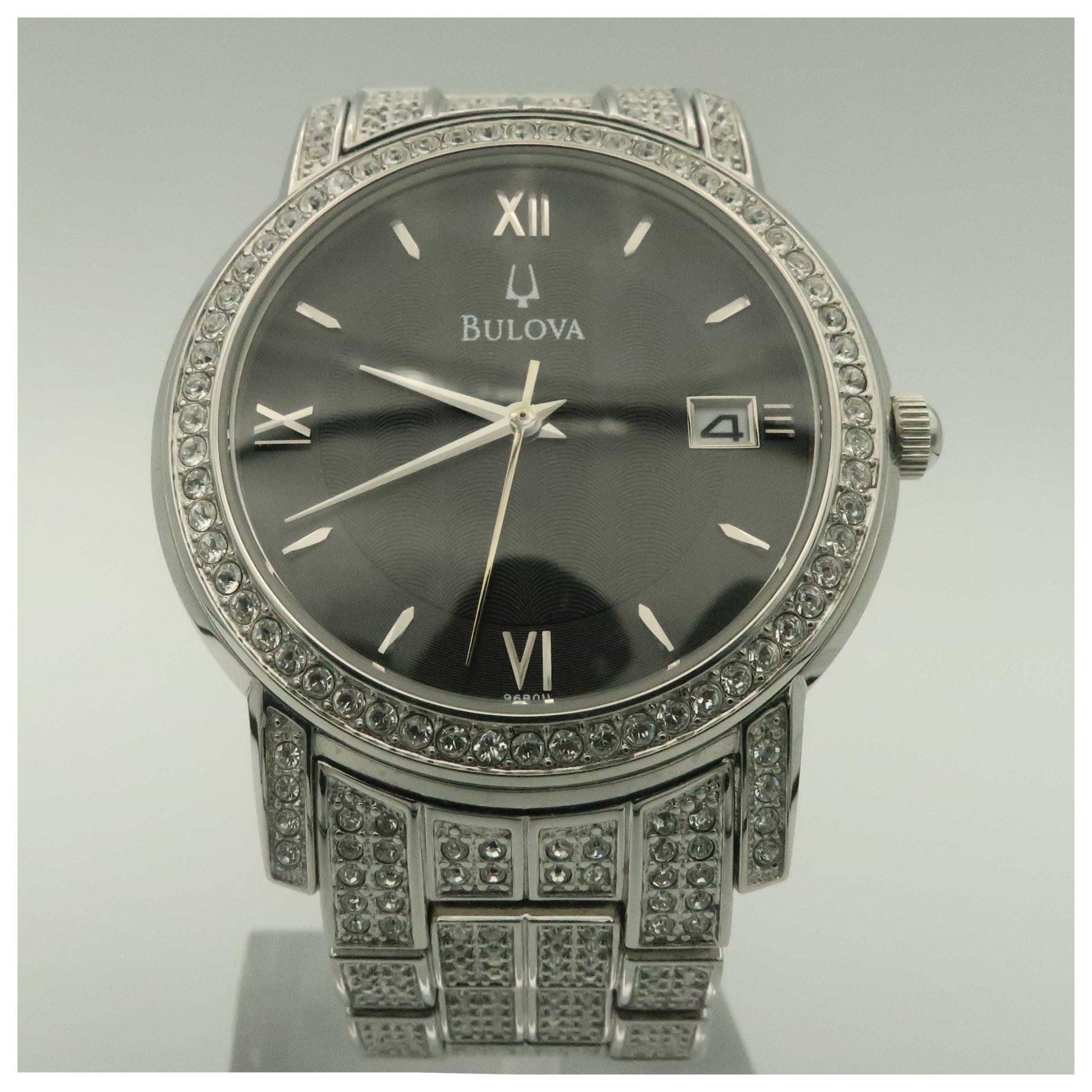 Bulova Crystal Men's Quartz Watch 96B011-PO - Image #5