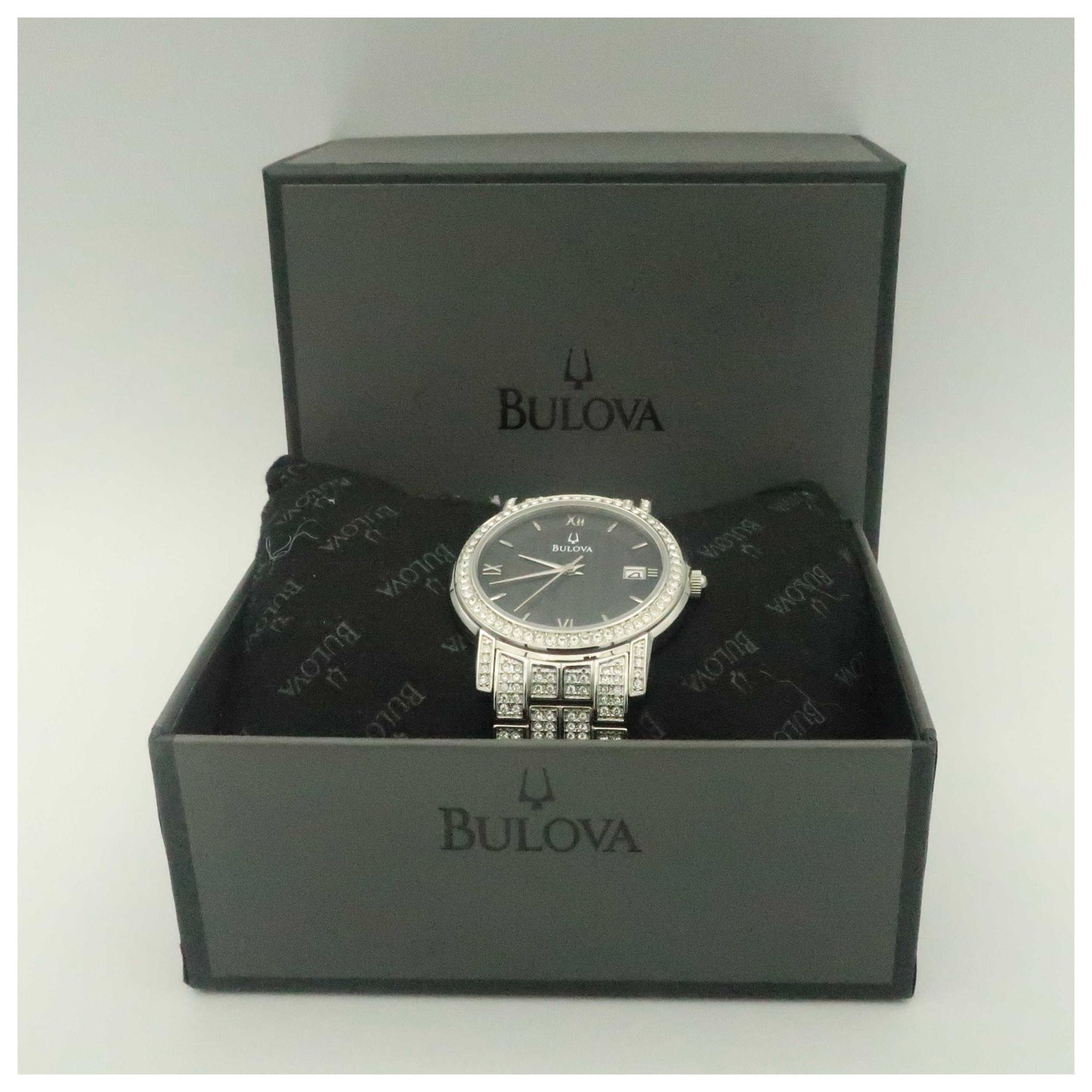 Bulova Crystal Men's Quartz Watch 96B011-PO - Image #6