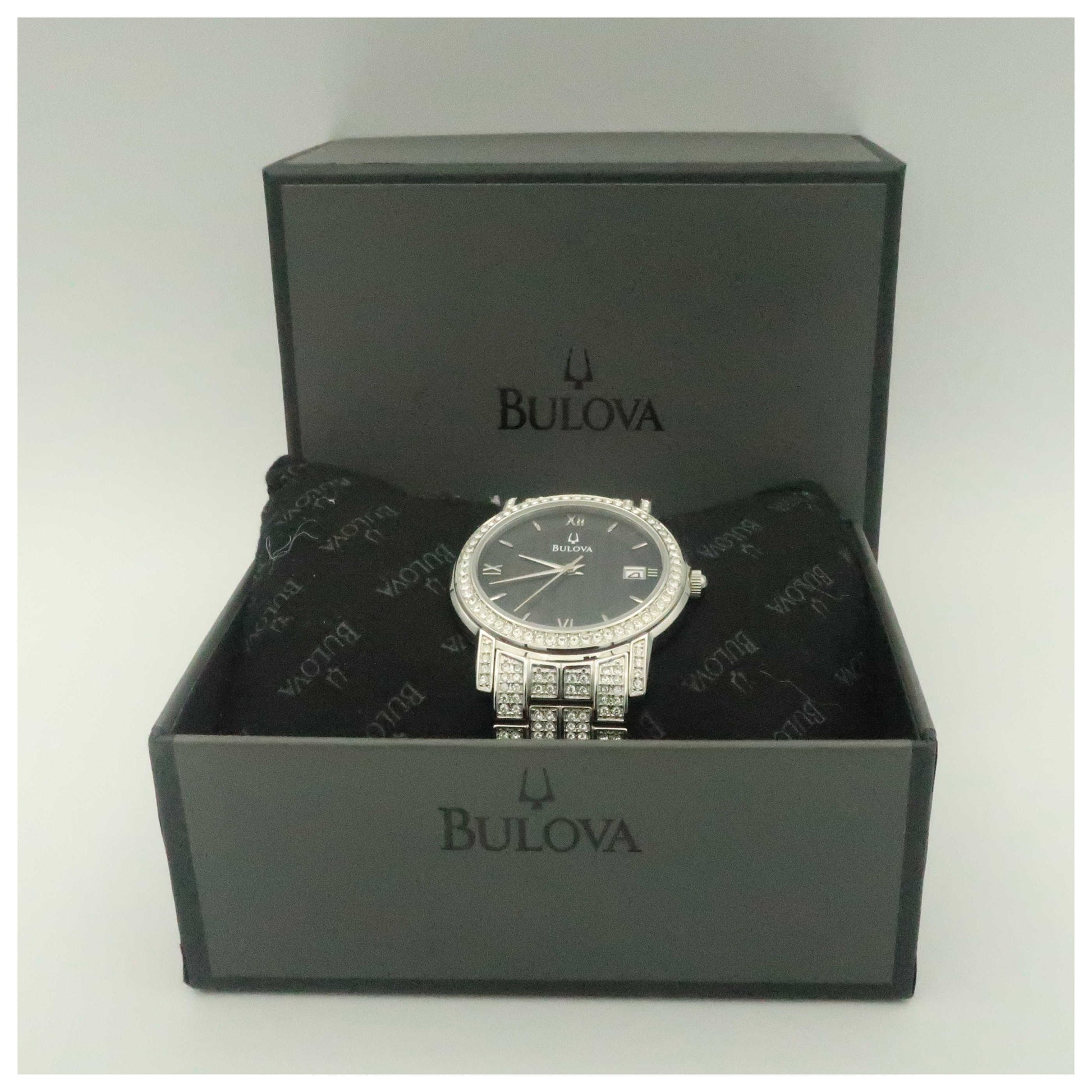 Bulova Crystal Men's Quartz Watch 96B011-PO - Image #6