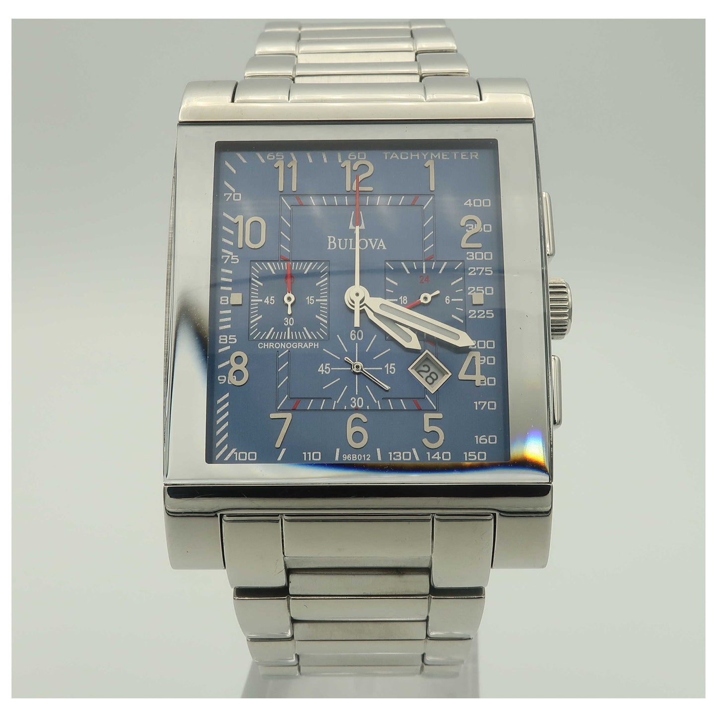 Front view of Bulova Bracelet Men's Watch 96B012-PO