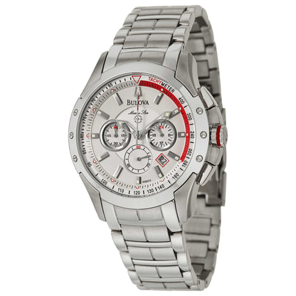 Front view of Bulova Marine Star Men's Japanese Quartz (Battery-Powered) Watch 96B013