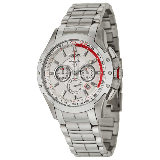 Front view of Bulova Marine Star Men's Japanese Quartz (Battery-Powered) Watch 96B013