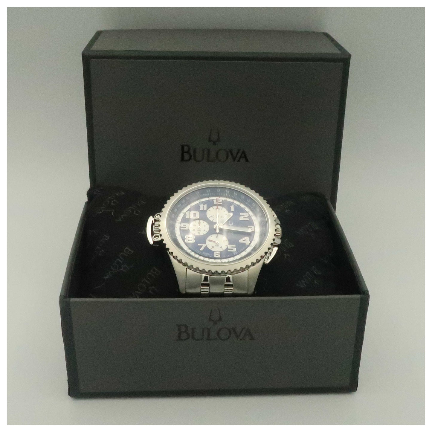 Bulova Marine Star Men's Quartz Watch 96B101-PO - Image #6