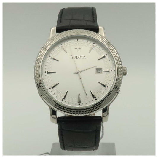 Front view of Bulova Dress Men's Quartz Watch 96B120-PO
