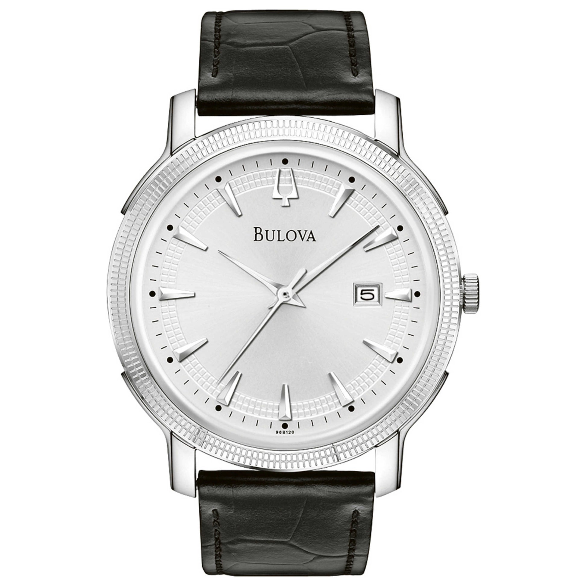 Front view of Bulova Dress Men's Quartz Watch 96B120