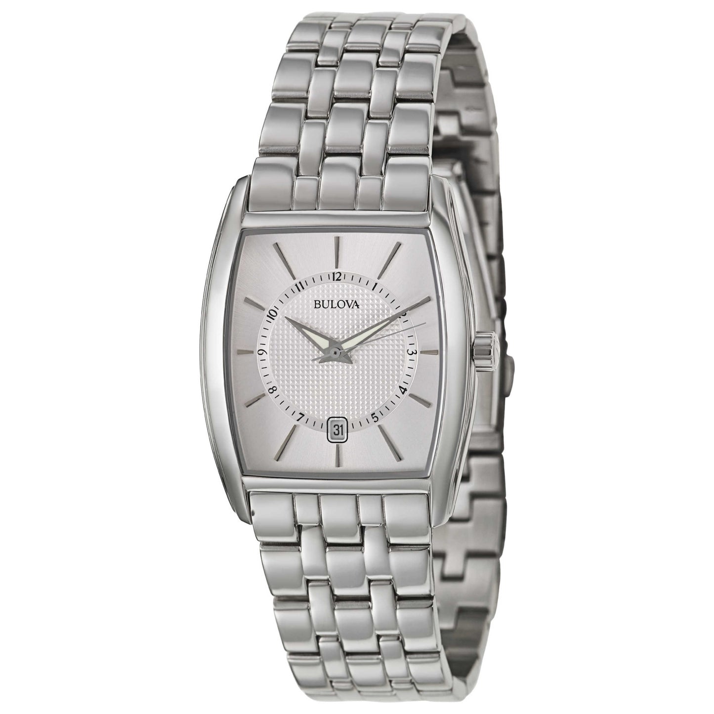 Front view of Bulova Dress Men's Japanese Quartz (Battery-Powered) Watch 96B121