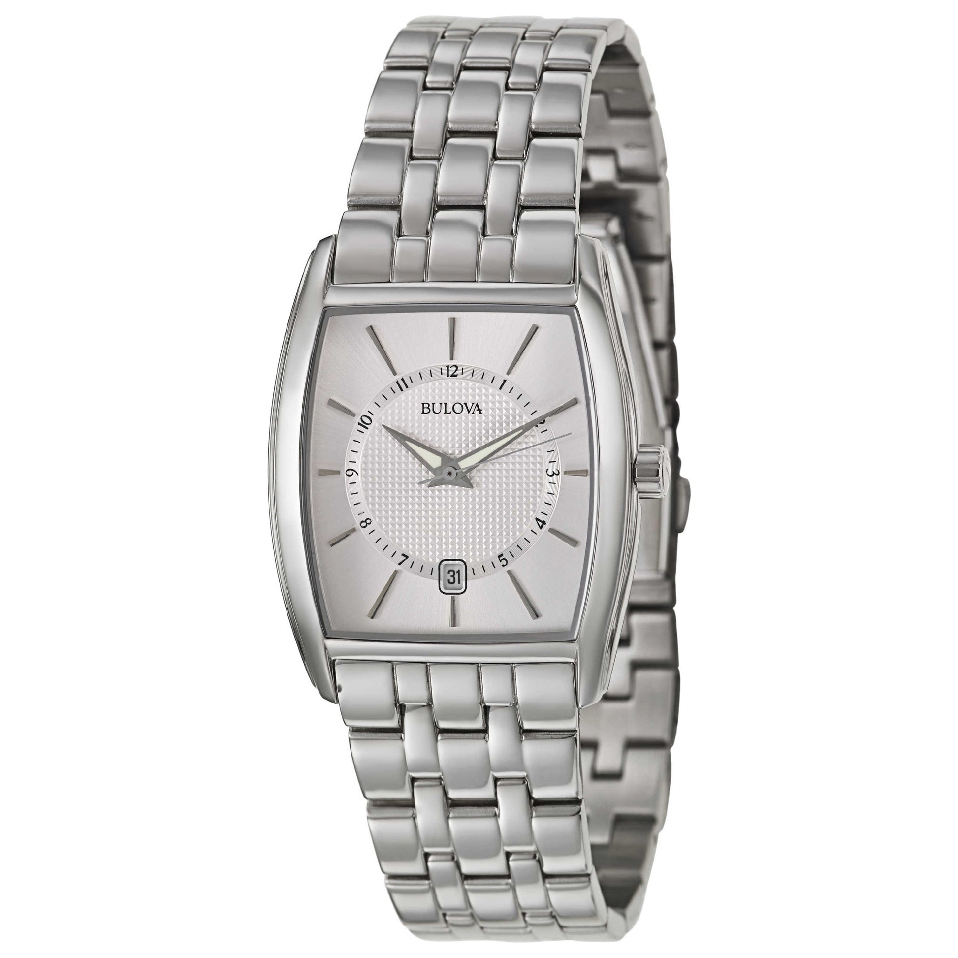 Front view of Bulova Dress Men's Japanese Quartz (Battery-Powered) Watch 96B121