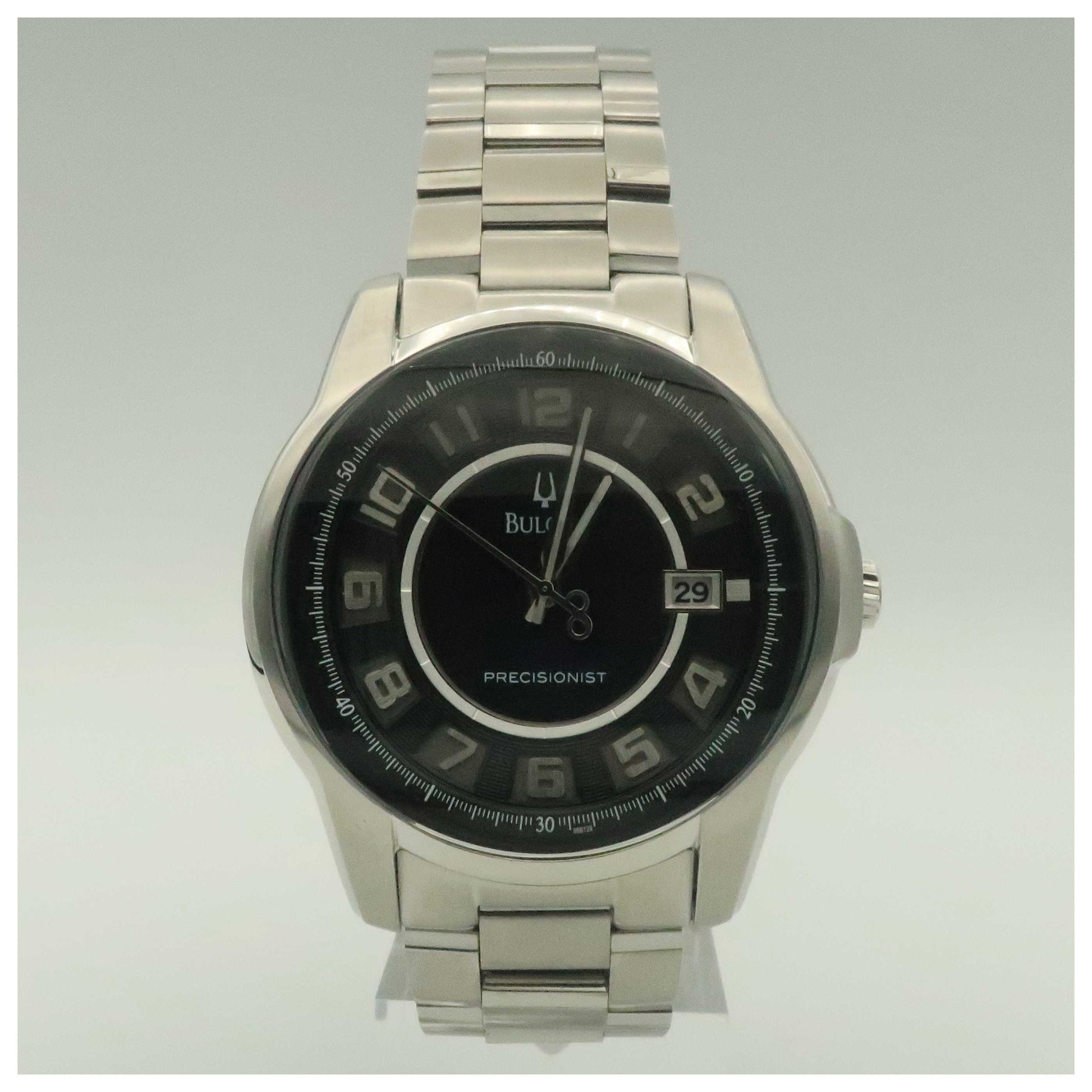 Bulova Precisionist Claremont Men's Quartz Watch 96B129-PO