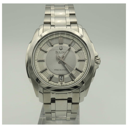 Front view of Bulova Precisionist Men's Japanese Quartz (Battery-Powered) Watch 96B130-SDV