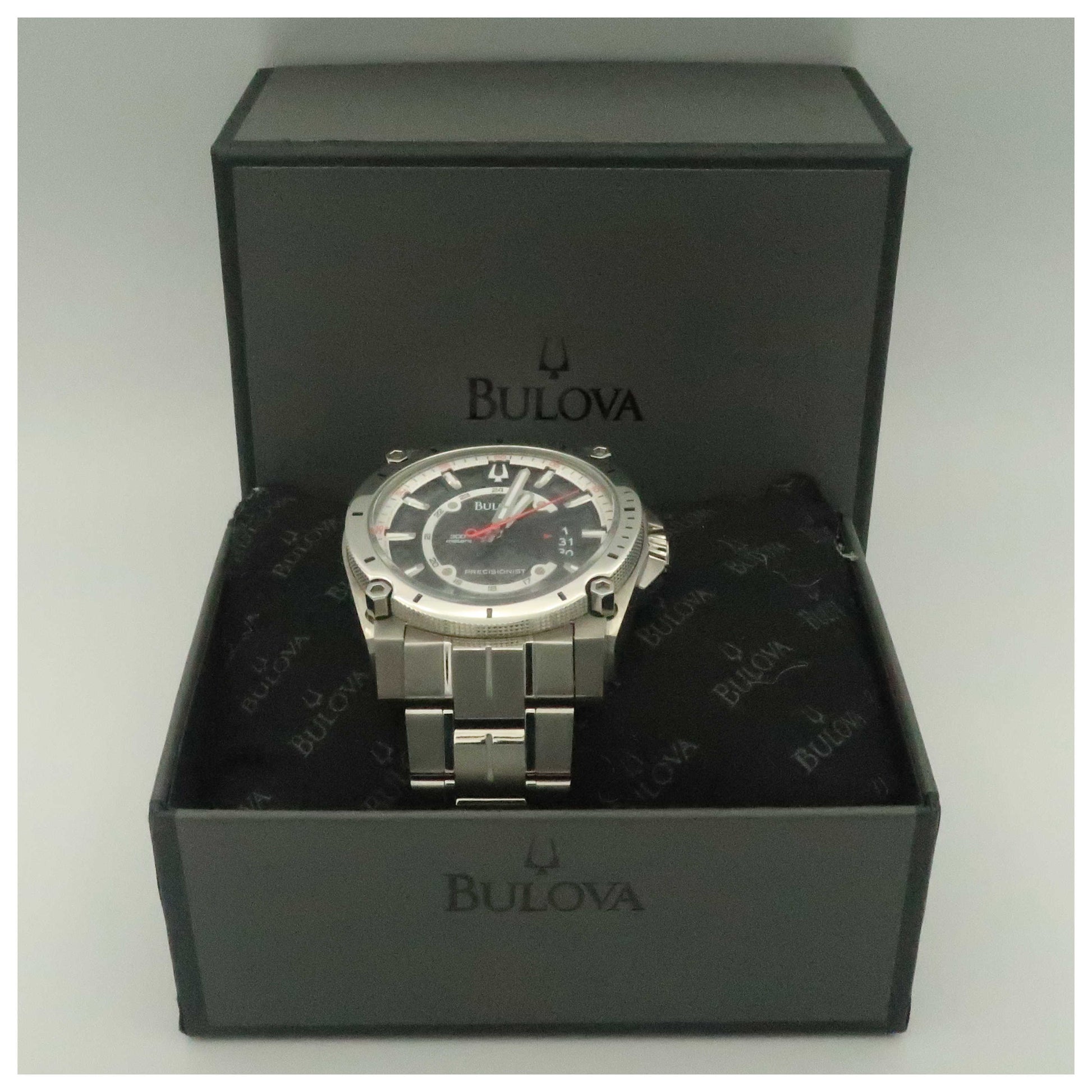 Bulova Precisionist Men's Japanese Quartz (Battery-Powered) Watch 96B133-SDV - Image #6