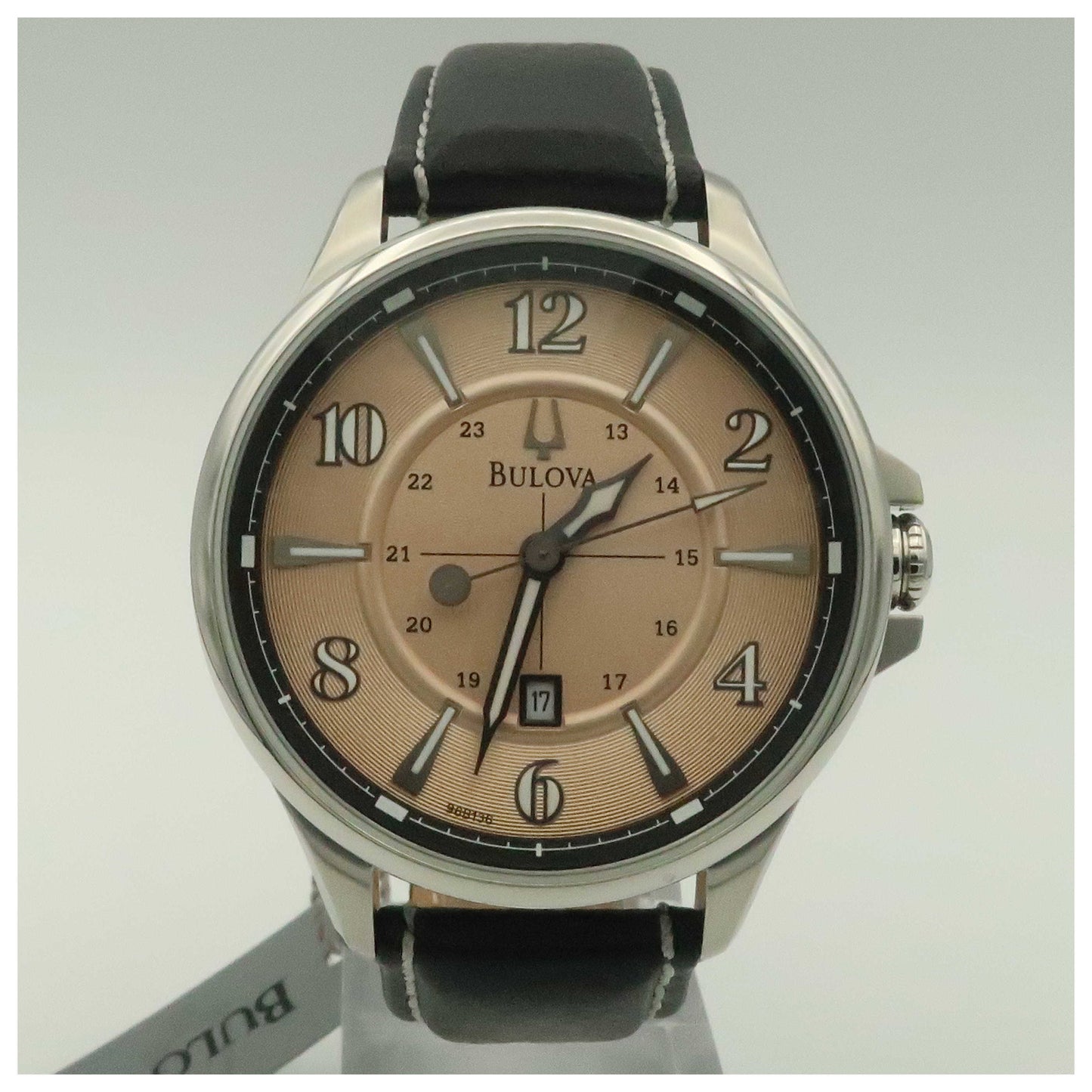 Front view of Bulova Adventurer Men's Quartz Watch 96B136-SDV