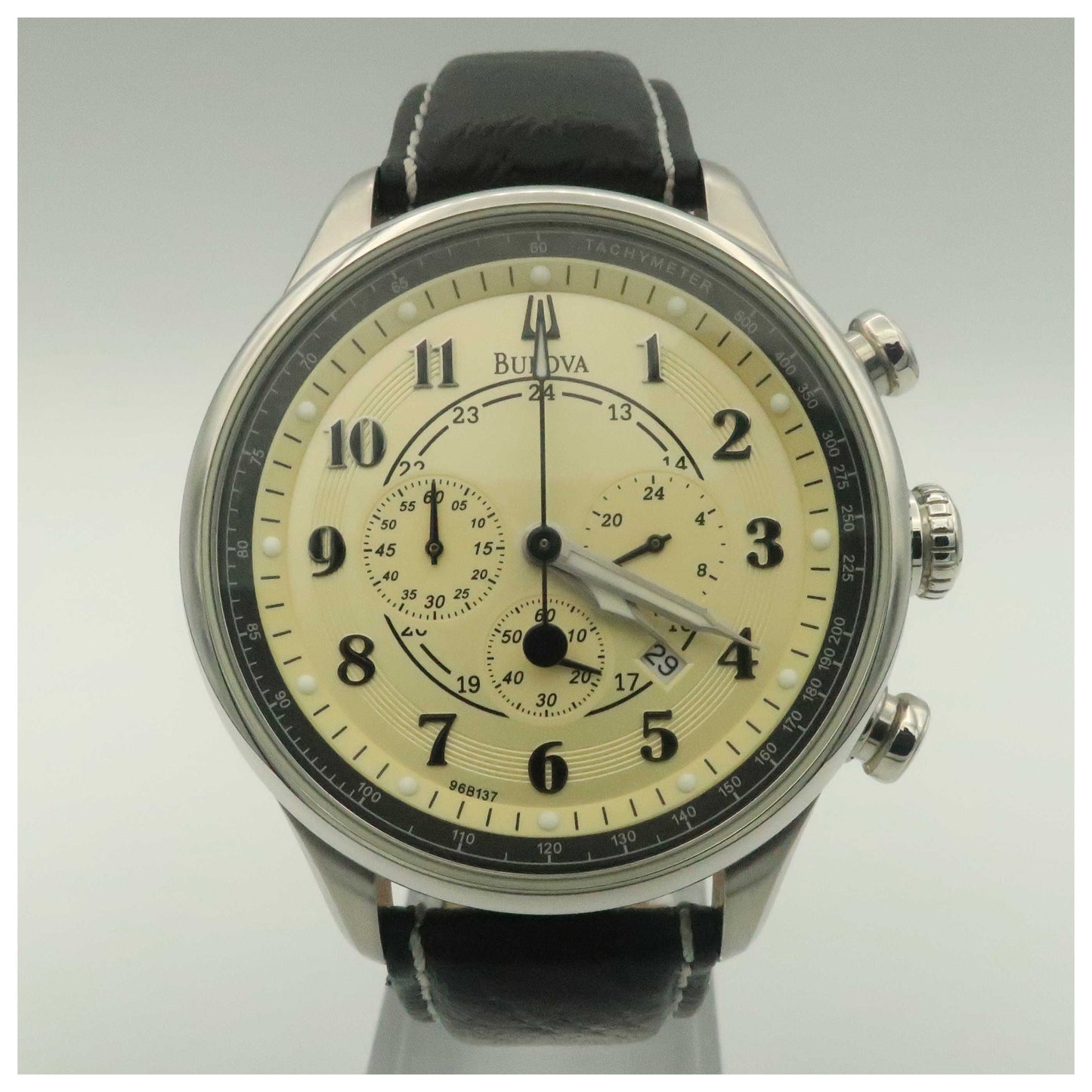 Front view of Bulova Adventurer Men's Quartz Watch 96B137-PO