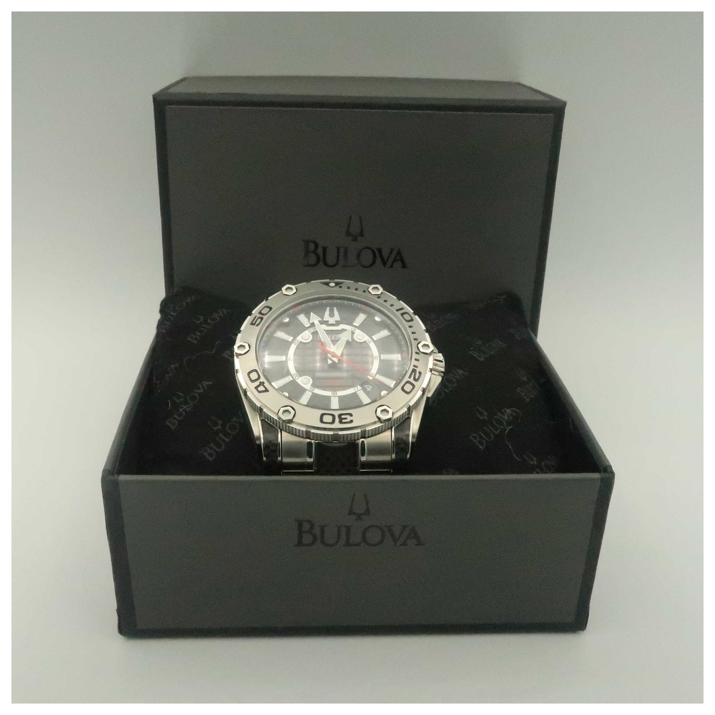 Bulova Precisionist Men's Japanese Quartz (Battery-Powered) Watch 96B156-SD - Image #6