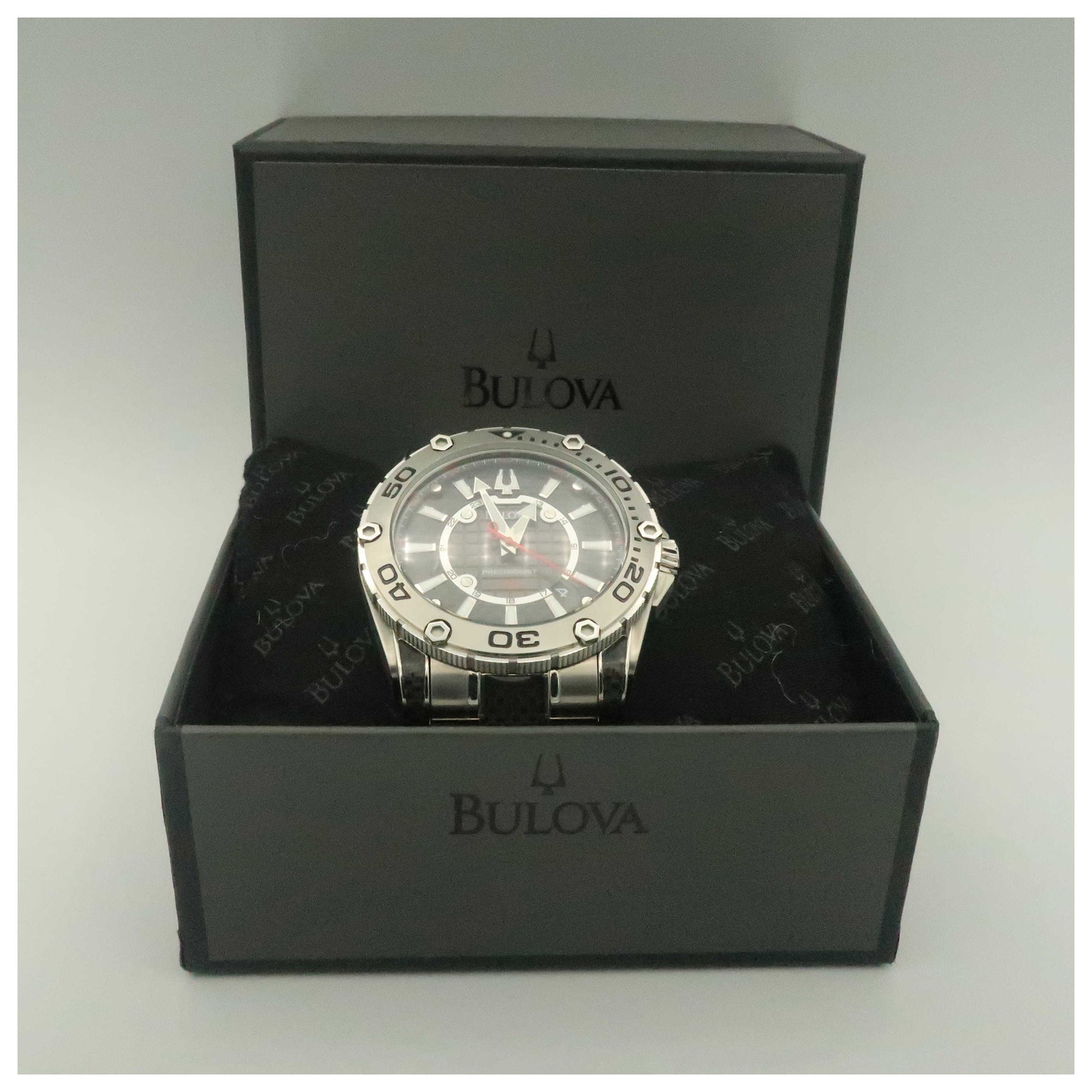 Bulova Precisionist Champlain Diver Men's Quartz Watch 96B156-SD
