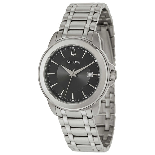 Front view of Bulova Bracelet Men's Japanese Quartz (Battery-Powered) Watch 96B177