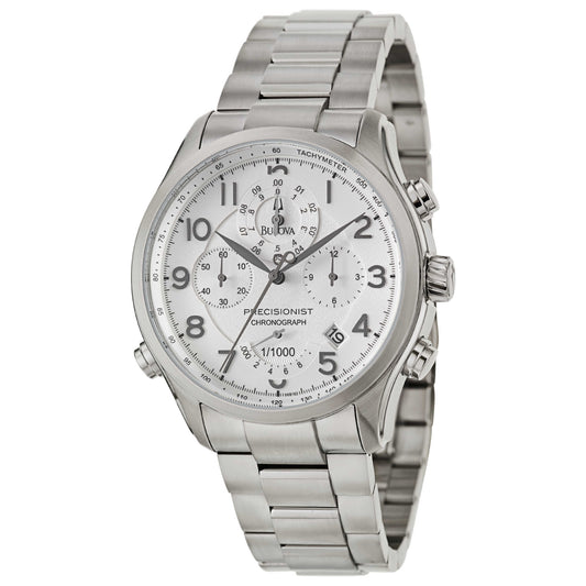 Front view of Bulova Precisionist Men's Japanese Quartz (Battery-Powered) Watch 96B183