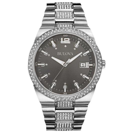 Front view of Bulova Men's Quartz Watch 96B221