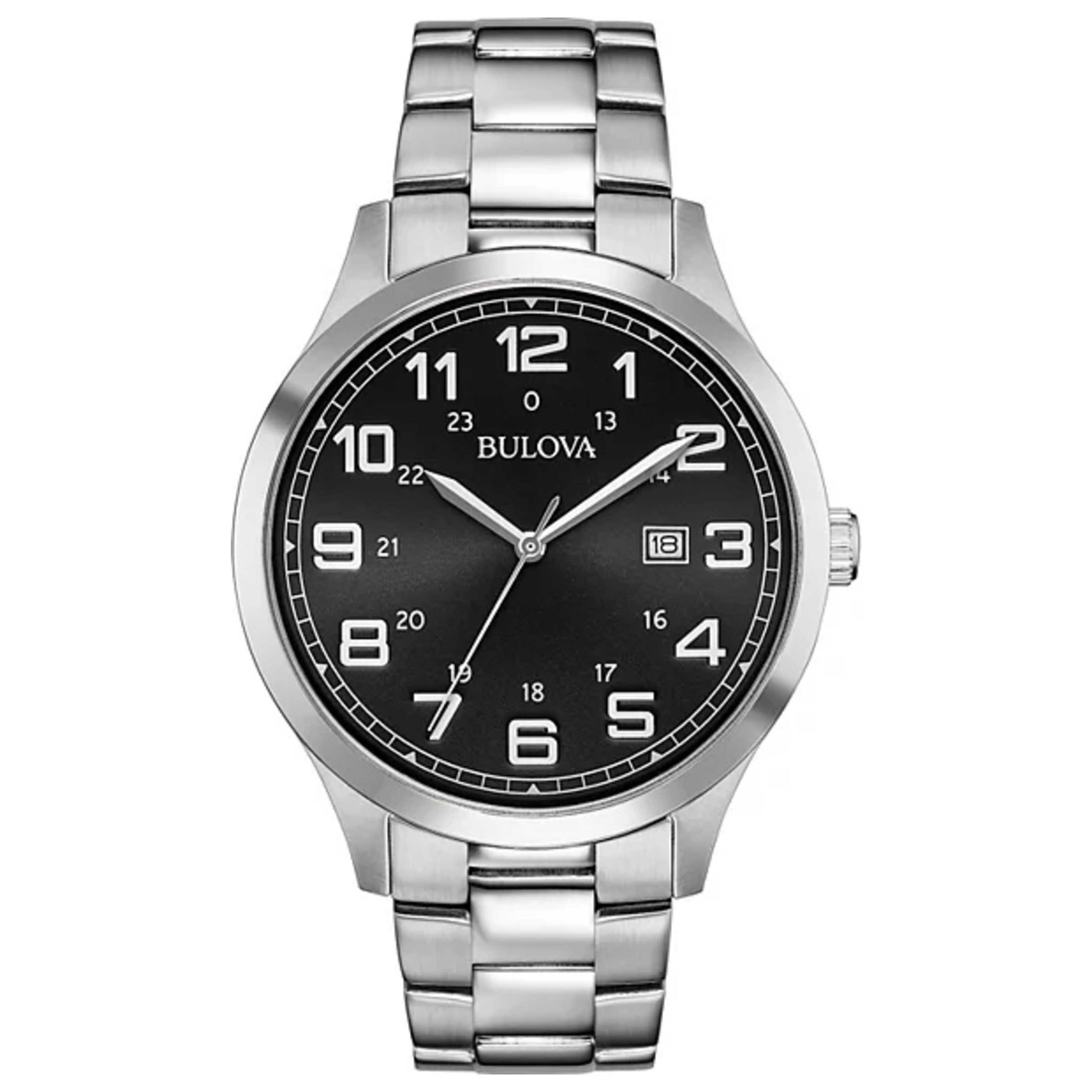 Front view of Bulova Classic Men's Quartz Watch 96B274