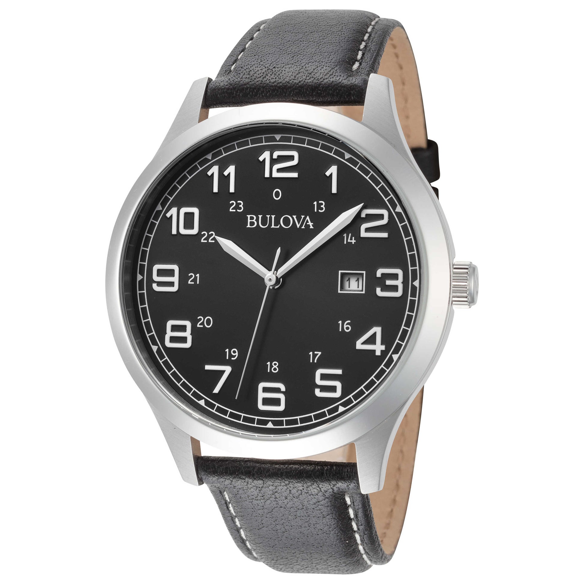 Front view of Bulova Classic Men's Quartz Watch 96B276