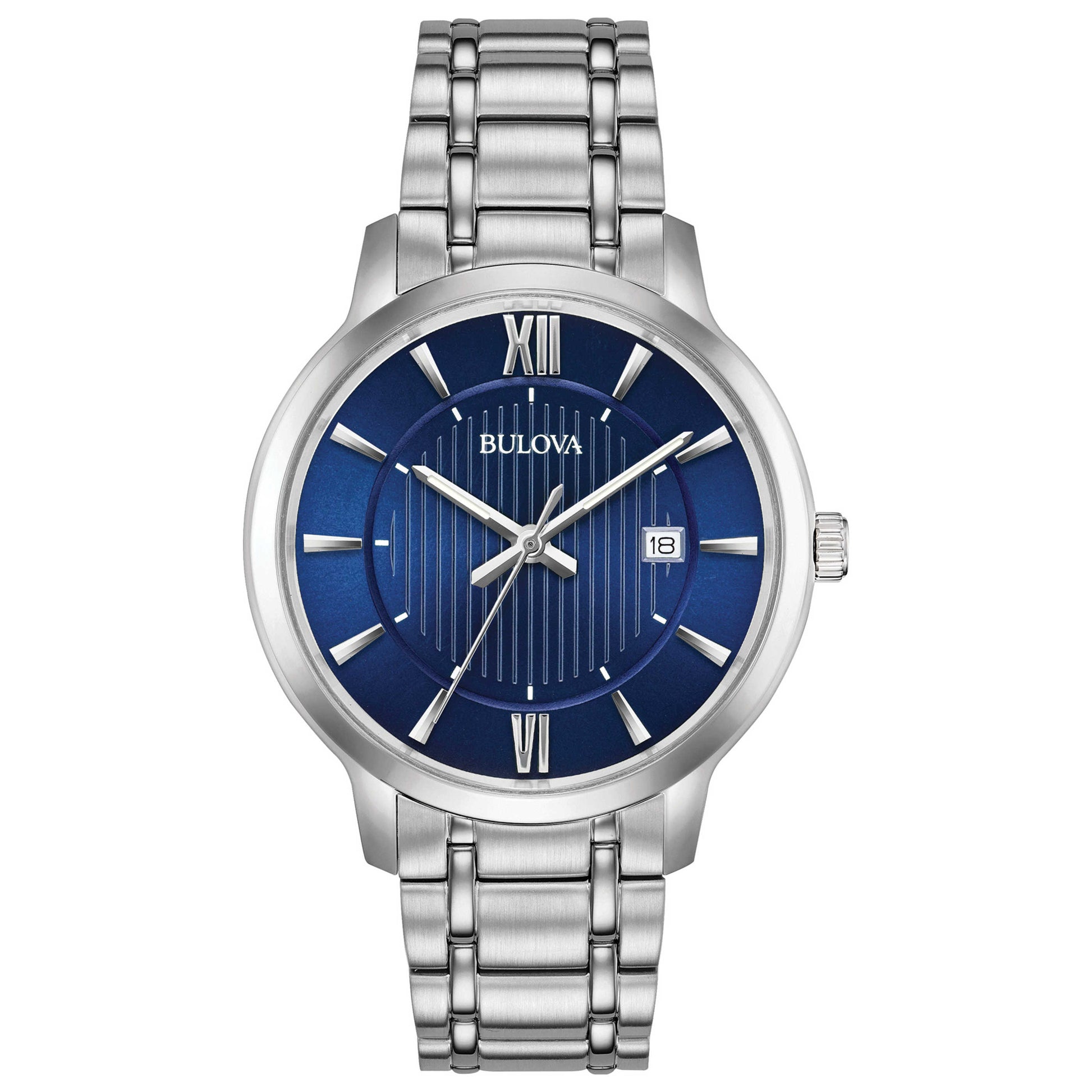 Front view of Bulova Classic Men's Quartz Watch 96B282