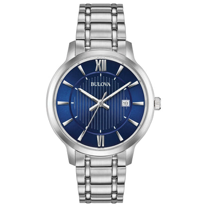Front view of Bulova Classic Men's Quartz Watch 96B282