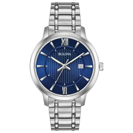 Front view of Bulova Classic Men's Quartz Watch 96B282