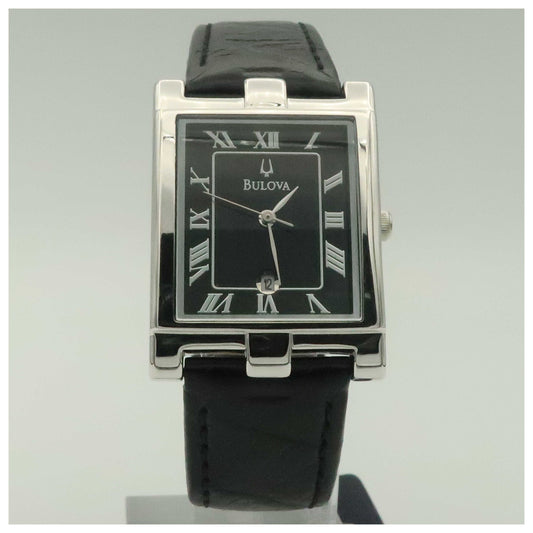 Front view of Bulova Strap Men's Watch 96B29-PO