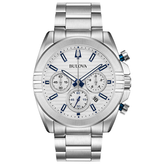 Front view of Bulova Sport Men's Quartz Watch 96B307