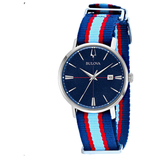 Front view of Bulova Aerojet Men's Quartz Watch 96B315