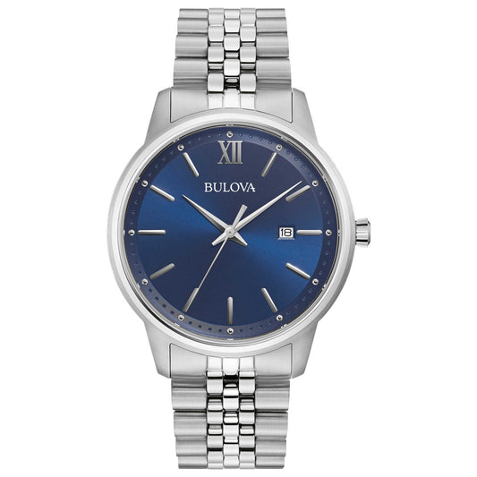 Front view of Bulova Classic Men's Quartz Watch 96B334