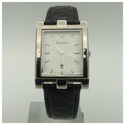 Front view of Bulova Dress Men's Quartz Watch 96B47-PO