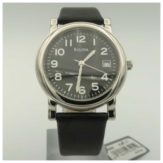 Front view of Bulova Strap Men's Quartz Watch 96B48-SDV