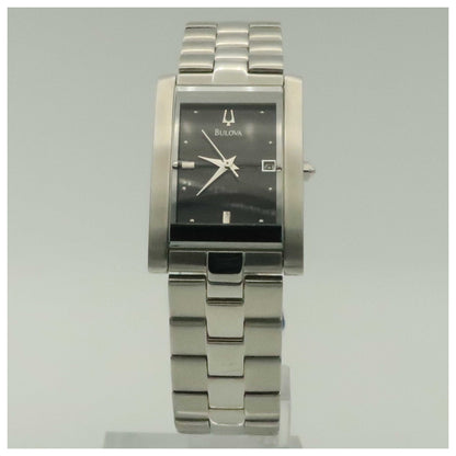 Front view of Bulova Dress Men's Quartz Watch 96B59-PO
