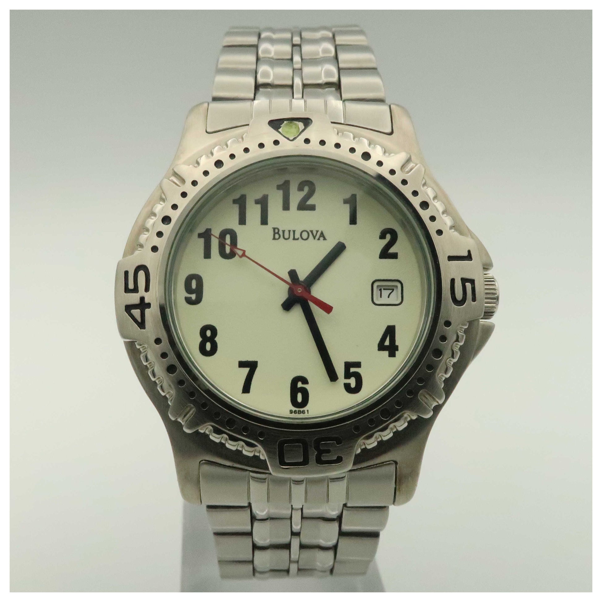 Front view of Bulova Sport Men's Quartz Watch 96B61-PO