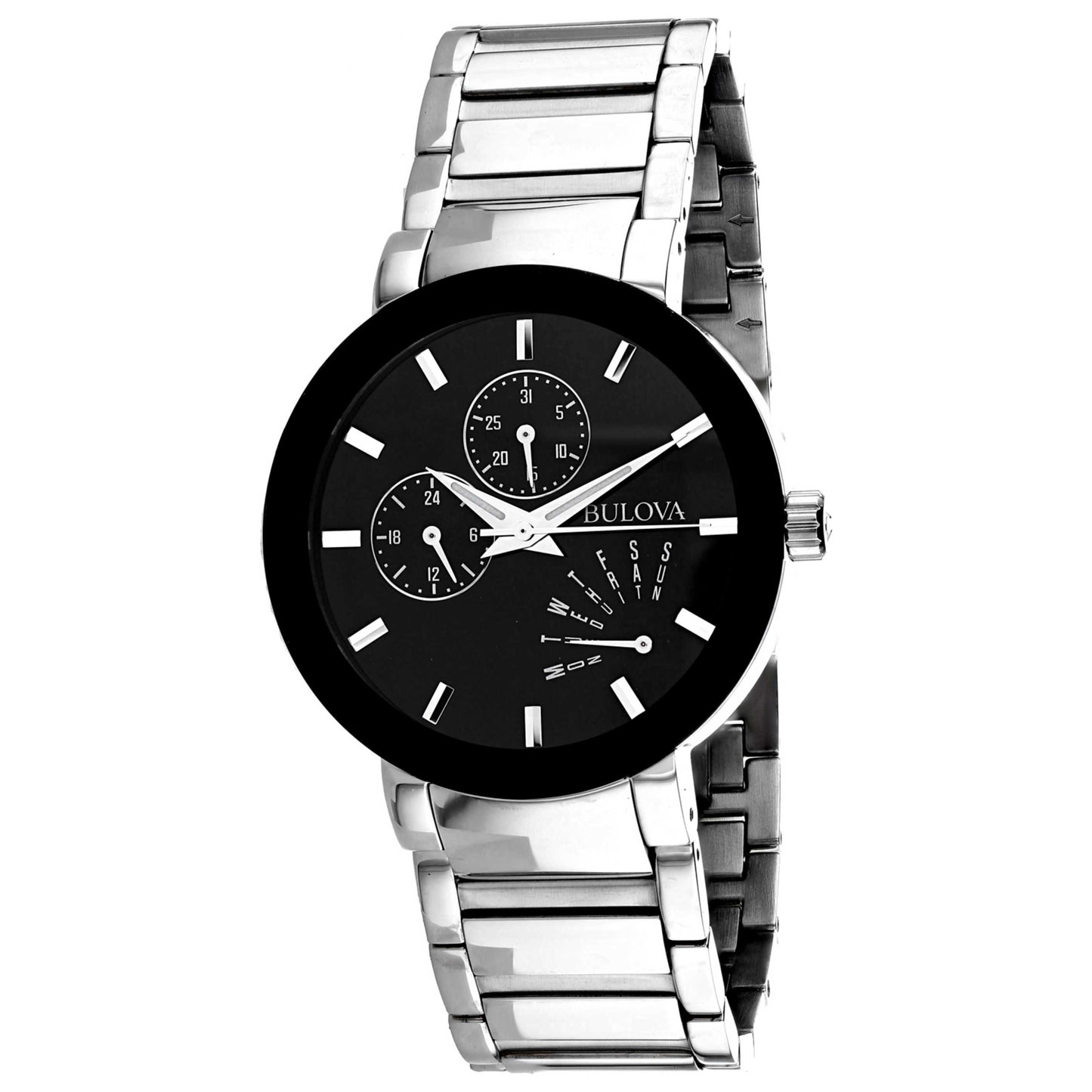 Front view of Bulova Futuro Men's Quartz Watch 96C105