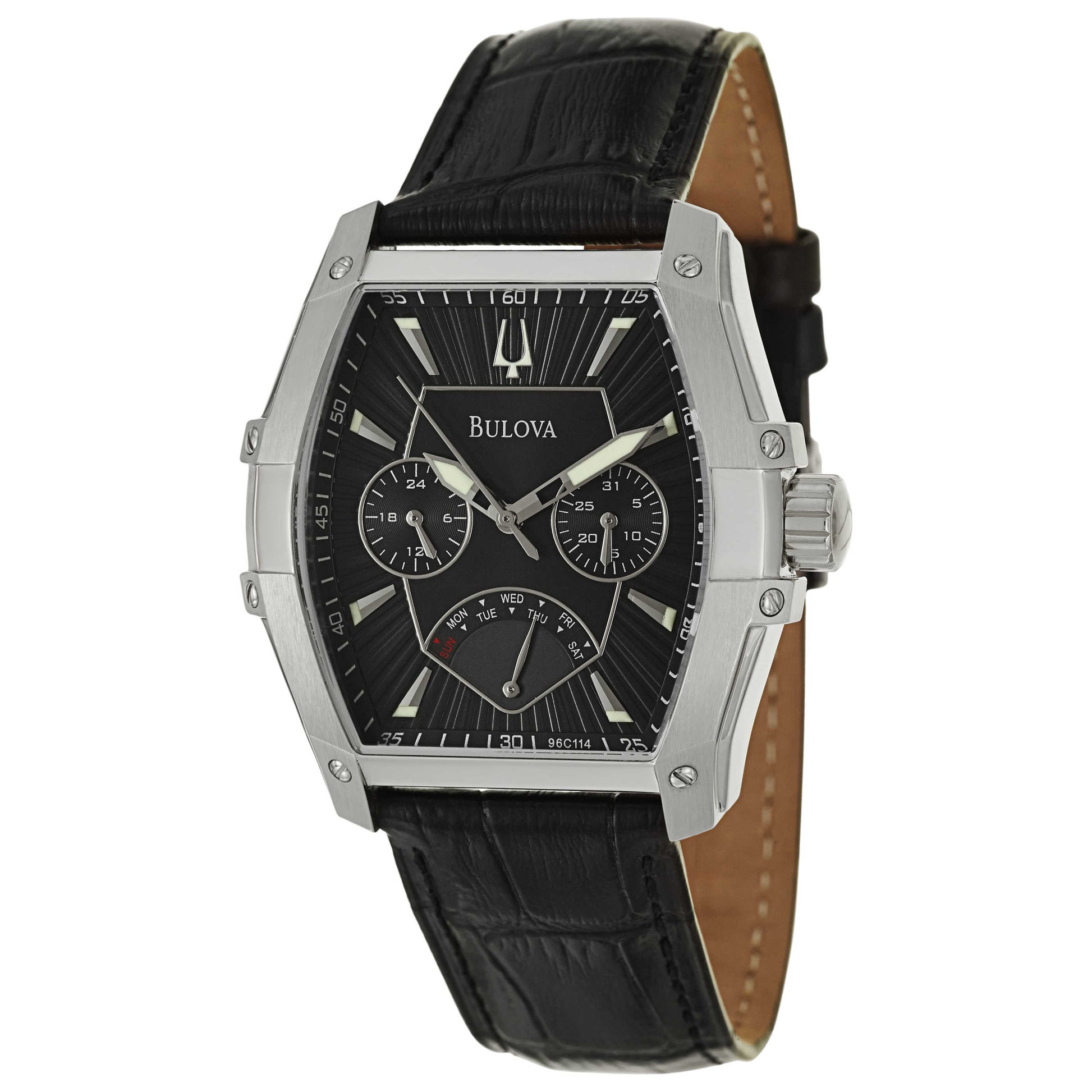 Front view of Bulova Dress Men's Quartz Watch 96C114