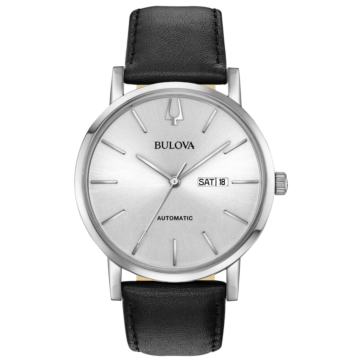 Front view of Bulova American Clipper Men's Automatic Watch 96C130