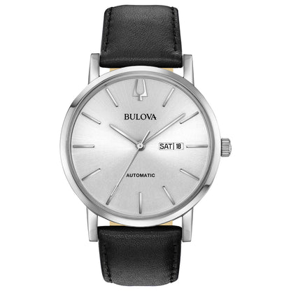 Front view of Bulova American Clipper Men's Automatic Watch 96C130