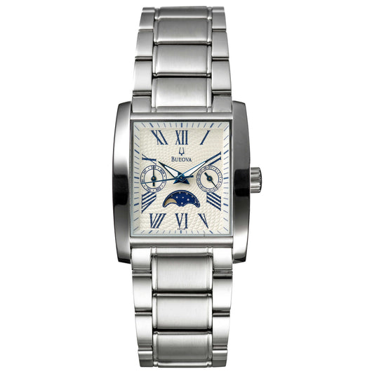 Front view of Bulova Bracelet Men's Quartz Watch 96C26