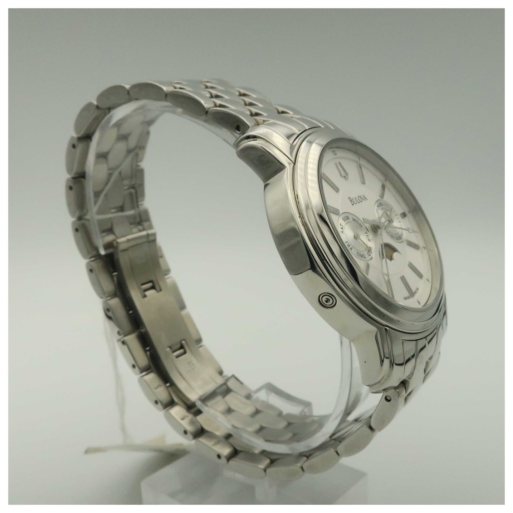 Bulova Moon Phase Men's Quartz Watch 96C34-PO - Image #3