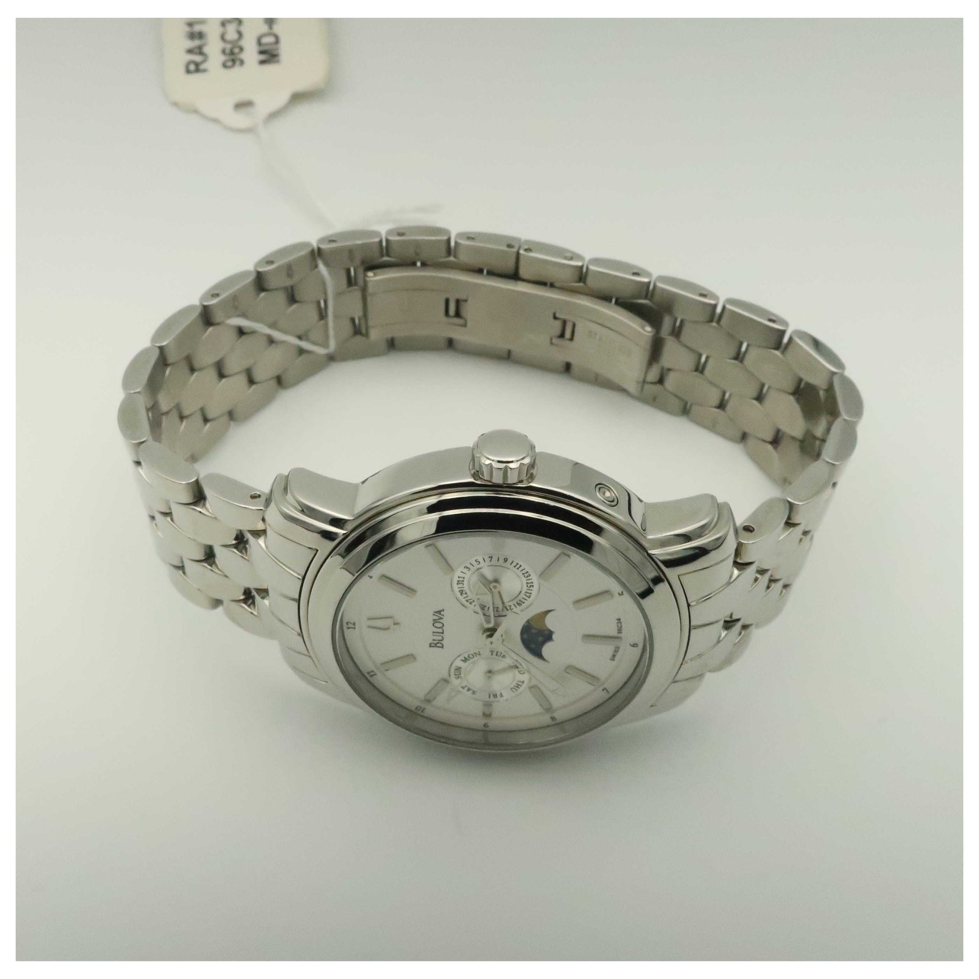 Bulova Moon Phase Men's Quartz Watch 96C34-PO - Image #8