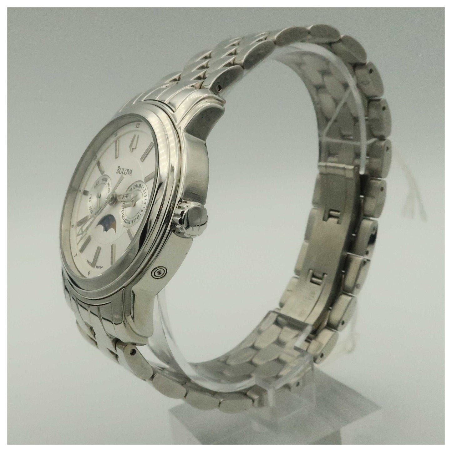 Bulova Moon Phase Men's Quartz Watch 96C34-PO - Image #4