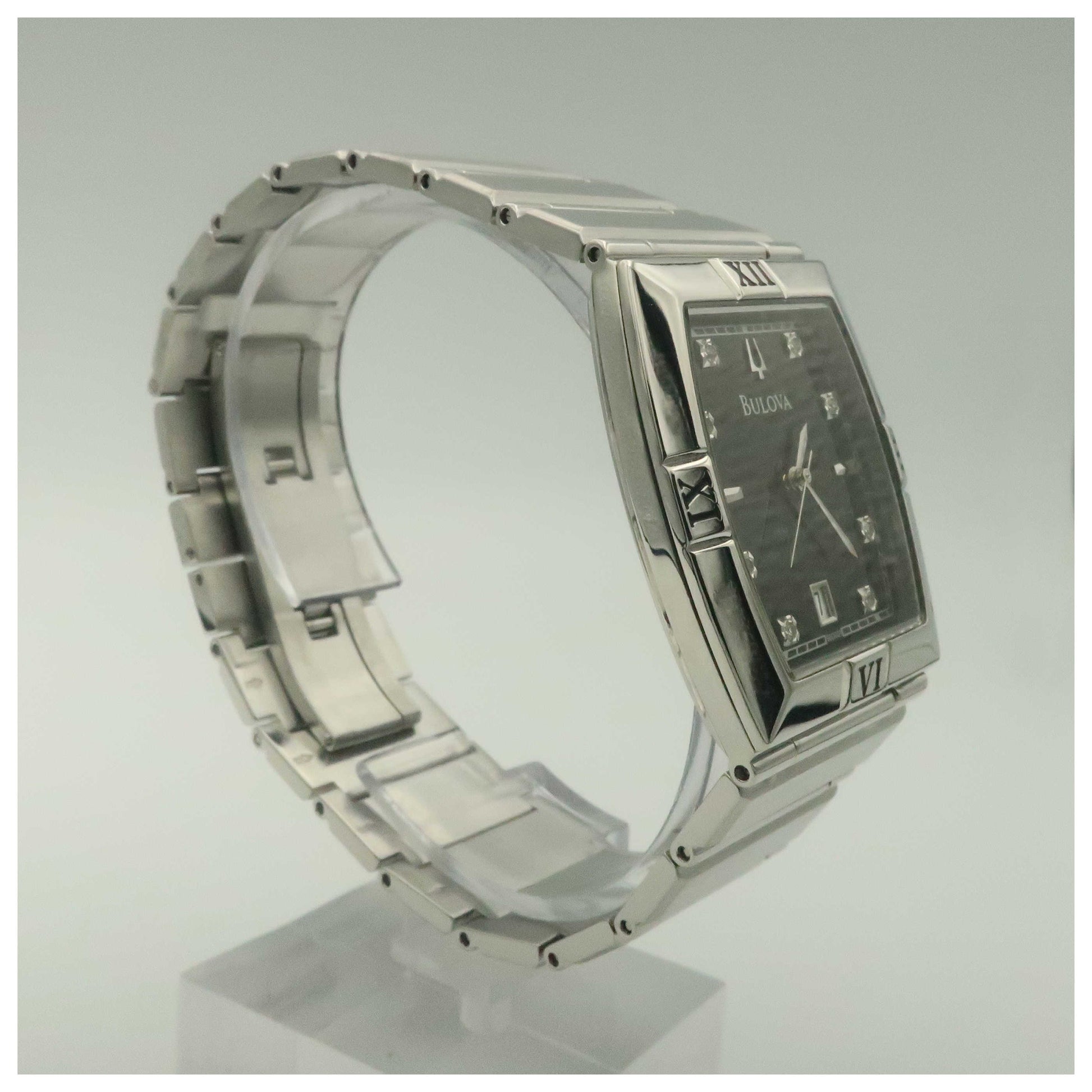 Bulova Diamonds Men's Quartz Watch 96D001-PO2 - Image #3