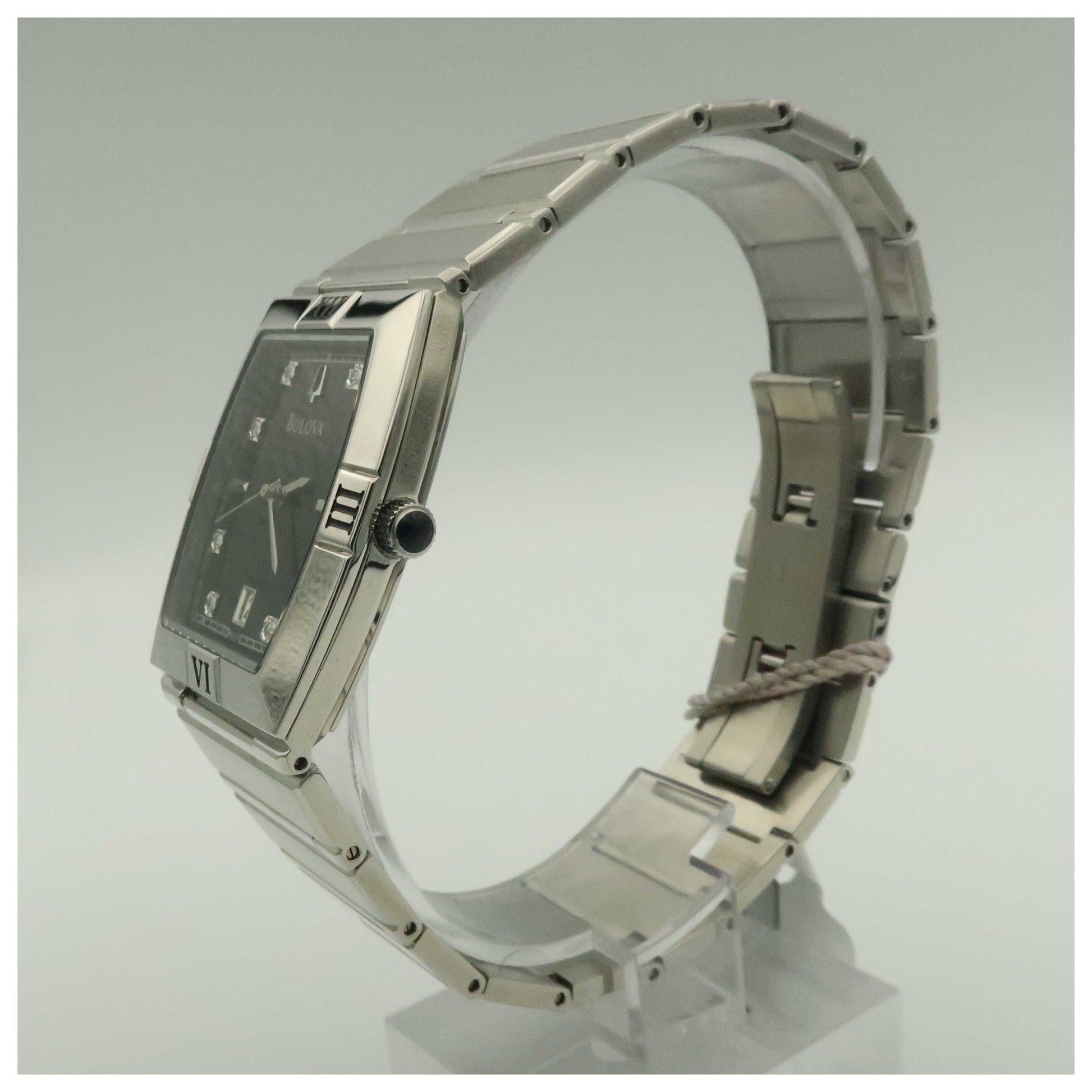 Bulova Diamonds Men's Quartz Watch 96D001-SDV - Image #4