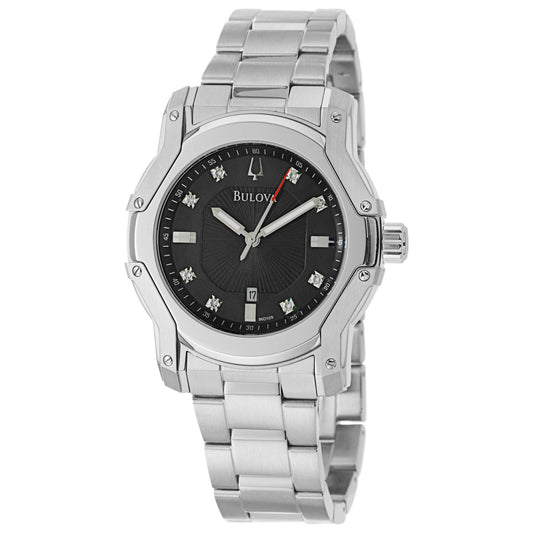 Front view of Bulova Wintermoor Men's Quartz Watch 96D109