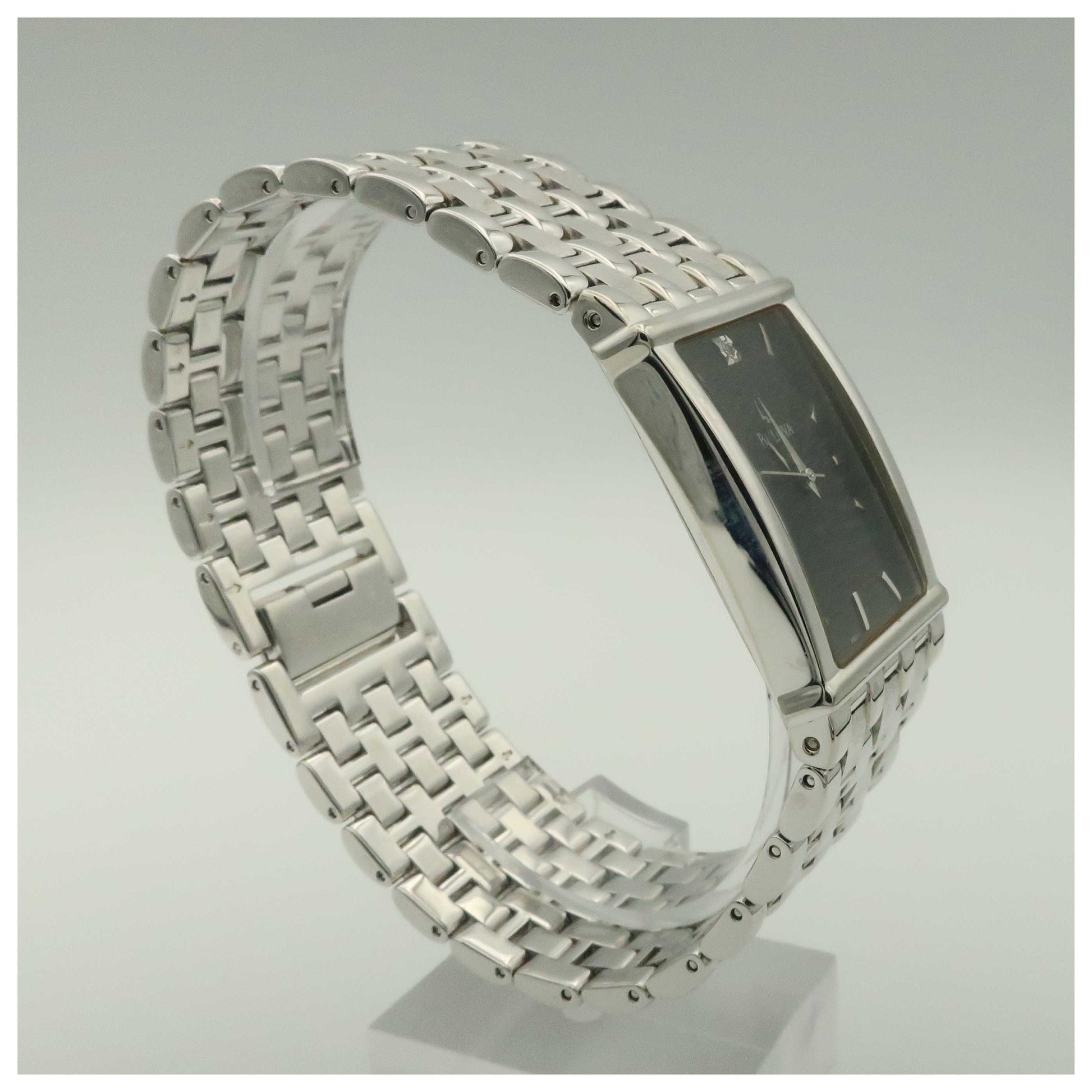 Bulova Diamonds Men's Quartz Watch 96D12-PO - Image #3