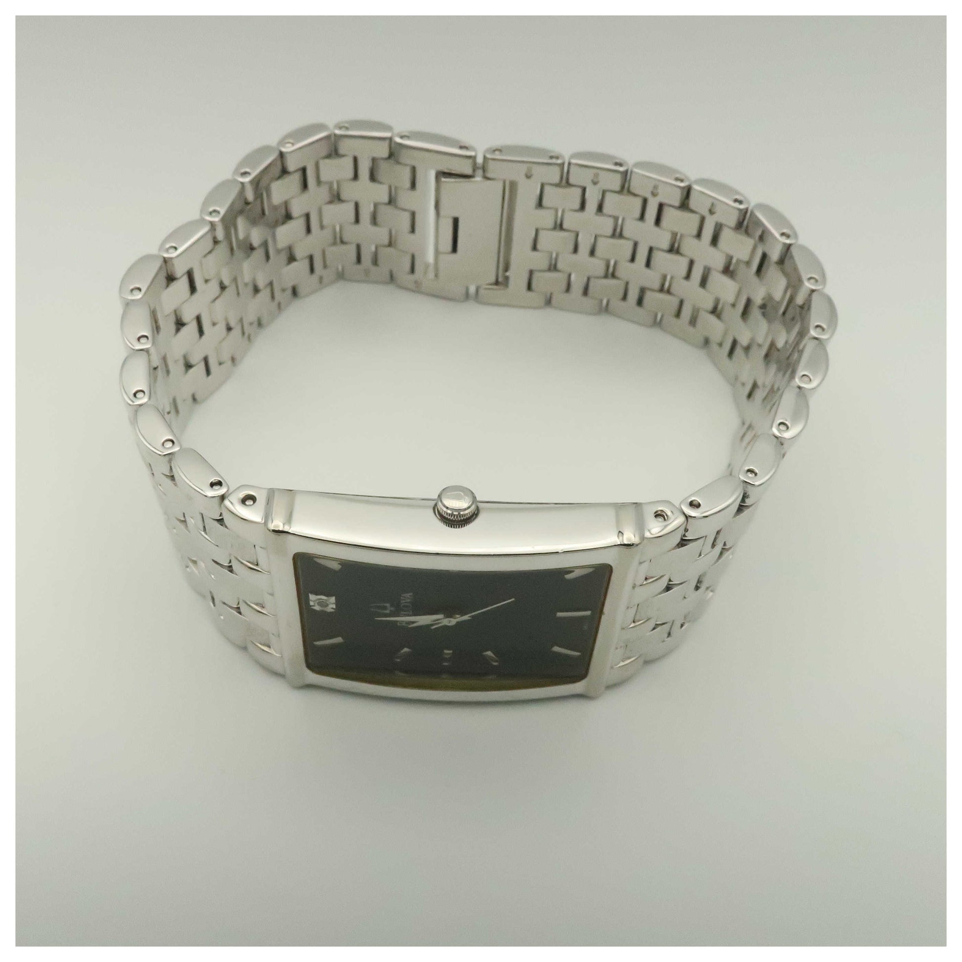 Bulova Diamonds Men's Quartz Watch 96D12-PO - Image #8